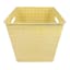 Tiny Dreamers Strap Design Weave Storage Basket, Popcorn Yellow