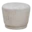 Laila Ali Caila Round Ottoman, Natural