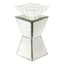 Laila Ali Silver Mirror Candleholder, 7"