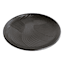 Crosby St. Black Wooden Round Decorative Tray, 12"