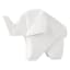 White Elephant Figurine, 6"