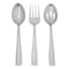 Found & Fable Set of 3 Stainless Steel Hammered Hostess Set