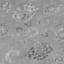 (A504) Found & Fable Fairfield Grey Floral Woven Area Rug, 5x7