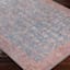 (B860) Honeybloom Colin Red & Blue Floral Medallion Washable Area Rug, 5x7