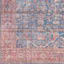(B860) Honeybloom Colin Red & Blue Floral Medallion Washable Area Rug, 5x7