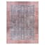 (B860) Honeybloom Colin Red & Blue Floral Medallion Washable Area Rug, 8x10