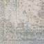 (D590) Lillian Blue Multi Medallion Washable Area Rug, 8x10