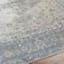 (D590) Lillian Blue Multi Medallion Washable Area Rug, 8x10