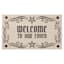 Welcome to Our Coven White Halloween Coir Mat, 18x30