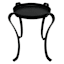 Black Metal Plant Stand, Medium