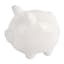 Tiny Dreamers White Ceramic Piggy Bank, 6x5