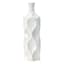 Laila Ali White Ceramic Vase, 14"