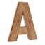 Honeybloom 12" Brown Monogram Letter, A