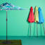 Grass Green Crank & Tilt Round Patio Umbrella, 7.5'