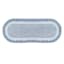 Laila Ali Modern Living Grey Beaded Table Runner, 36x13