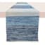 Ty Pennington Blue & White Striped Cotton Table Runner, 72"