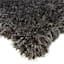 (C198) Eve Silver & Black Shag Area Rug, 4x7