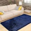 (C196) Eve Blue Shag Accent Rug, 3x5