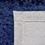 (C196) Eve Blue Shag Area Rug, 4x7