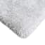 (C200) Eve White Shag Accent Rug, 3x5