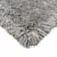 (C199) Eve Silver Shag Area Rug, 4x7