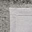 (C199) Eve Silver Shag Area Rug, 4x7