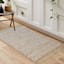(B855) Found & Fable Element Natural Jute & Wool Woven Accent Rug, 2x4
