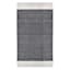 (A497) Crosby St. Grey Verve Knotted Woven Accent Rug, 2x4
