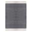 (A497) Crosby St. Grey Verve Knotted Woven Area Rug, 8x10