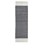 (A497) Crosby St. Grey Verve Knotted Woven Runner, 2x7
