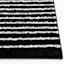 Geneva Black & White Tufted Stripe Accent Rug, 30x48