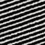 Geneva Black & White Tufted Stripe Accent Rug, 30x48