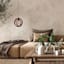 Brown Wood Sphere Hardwire Pendant Light, 12"