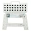 White Foldable Step Stool, 9"