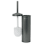 Retro Silver Metal Toilet Bowl Brush
