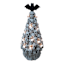 Midnight Shadows White Skull Halloween Tree, 14.5"