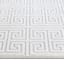 (B839) Providence Onix Grey Greek Key Area Rug, 8x10
