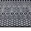 (B840) Found & Fable Bodrum Grey Tribal Medallion Area Rug, 8x9