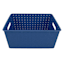Kids Blue Strap Weave Storage Basket, 12x9