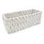 Chunky White Tank Fabric Storage Basket