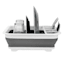 White Collapsible Dish Rack