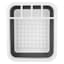 White Collapsible Dish Rack