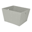 Grey Collapsible Tapered Storage Tote, Large