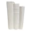 Providence White Bookstack Table Decor, 8"