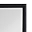 Black Thin Framed Leaner Mirror, 24x70