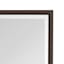 Brown Thin Framed Leaner Mirror, 24x58