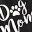 Dog Mom Black Wood Sign, 5"