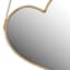 Heart Shaped Wall Mirror, 16x14