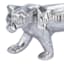 Found & Fable Silver Tiger Figurine, 9"