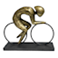 Gold Bicyclist Statue, 8"